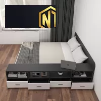 Giường ngủ palet hiện đại